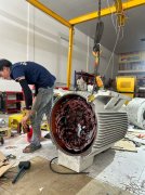 西安某工厂电机突发故障维修团队连夜抢修保生